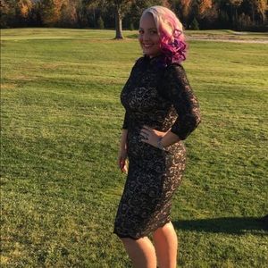 Bisou Bisou Dresses - BISOU BISOU MICHELE BOHBOT LACE DRESS Bisou Bisou Dresses - BISOU BISOU MICHELE BOHBOT LACE DRESS